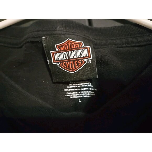 Harley-Davidson T-Shirt LG Dealer Long Sleeve Amarillo, TX - Picture 3 of 4
